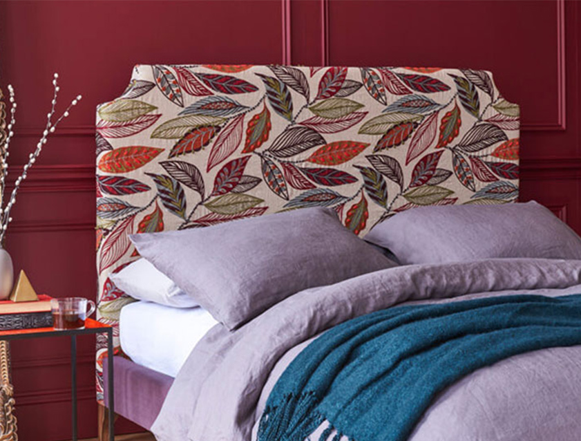 Shoreditch Bed in Mulberry Festival Forest Leaves